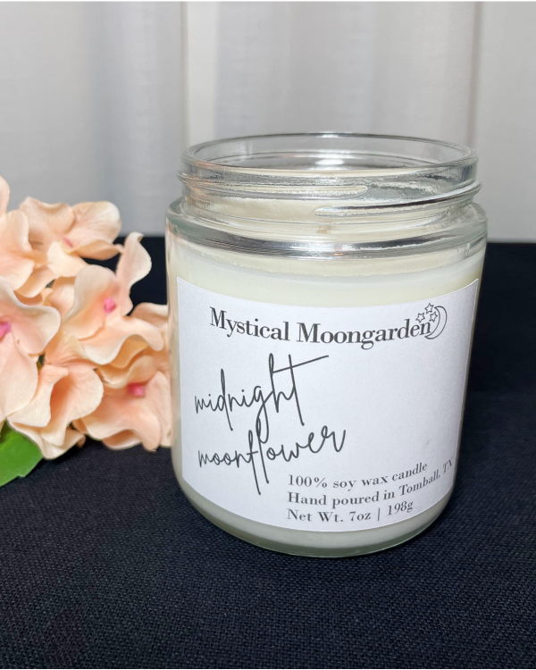 Midnight Moonflower Soy Candle